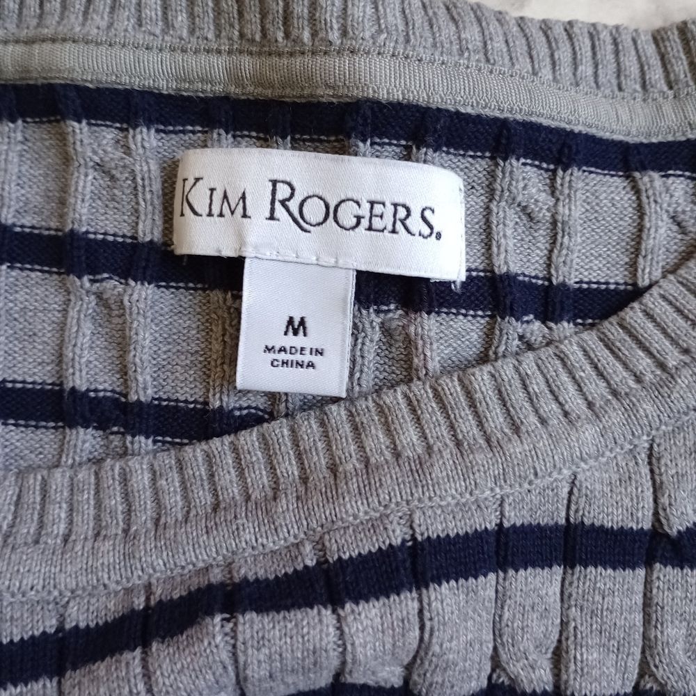Kim Rogers Crewneck Sweater Size Medium - Picture 3 of 6